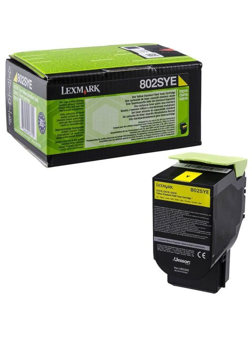 Lexmark CX310 / 410/510 Standard Corporate Toner Yellow 2K (Original) 80C2SYE
