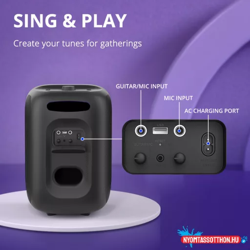 Tronsmart HALO 200 (120W, No-Mic, Karaoke), Fekete, hangszóró