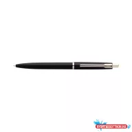   Golyóstoll nyomógombos 0,8mm, mûanyag fekete test Blanka K, írásszín fekete
