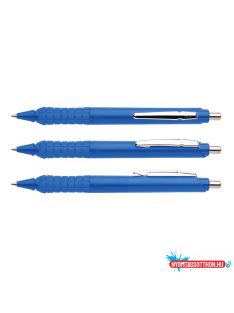   Golyóstoll nyomógombos 0,8mm, mûanyag kék test Apollo K, írásszín kék