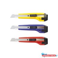   Barkácskés 18mm, nagy mûanyag testû fém vezetõsínnel, Fornax