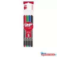 Alkoholos marker készlet, S, OHP Ico, 4 különféle szín
