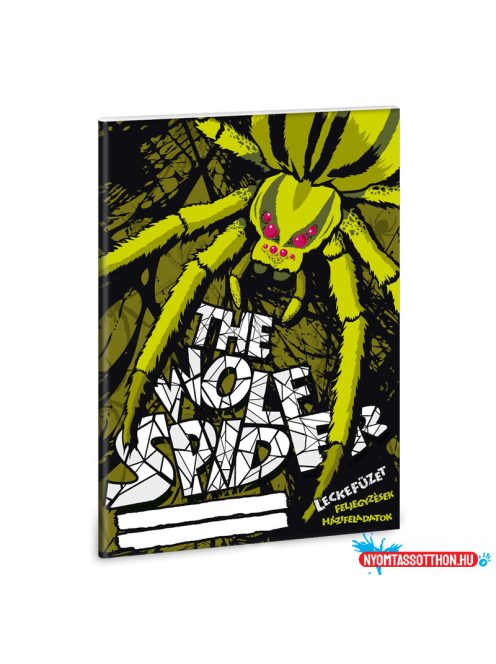 Ars Una The Wolf Spider pókos A/5 leckefüzet