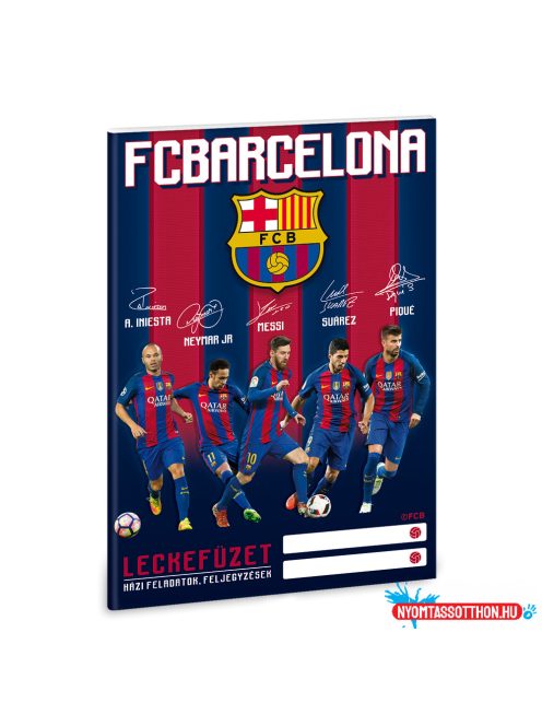 FC Barcelona A/5 leckefüzet