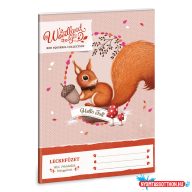 Ars Una Woodland Magic mókusos A/5 leckefüzet