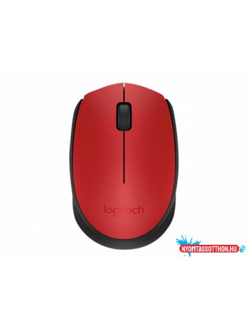 LOGITECH M171 vezetéknélküli egér piros