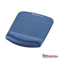   Egérpad csuklótámasszal, habtöltésû, Fellowes(R) PlushTouch, kék