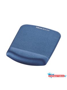   Egérpad csuklótámasszal, habtöltésû, Fellowes(R) PlushTouch, kék