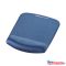 Egérpad csuklótámasszal, habtöltésû, Fellowes(R) PlushTouch, kék