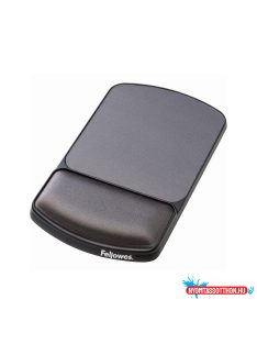   Egérpad csuklótámasszal, géltöltésû, állítható, Fellowes(R) Premium Gel, grafitszürke