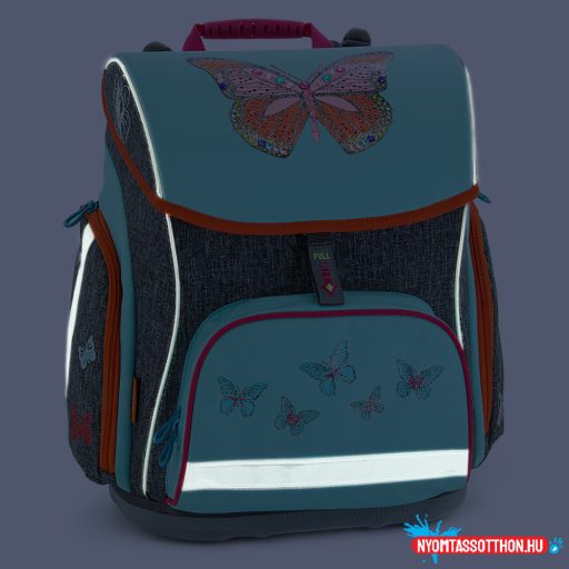 Ars Una Butterflies pillangós mágneszáras iskolatáska