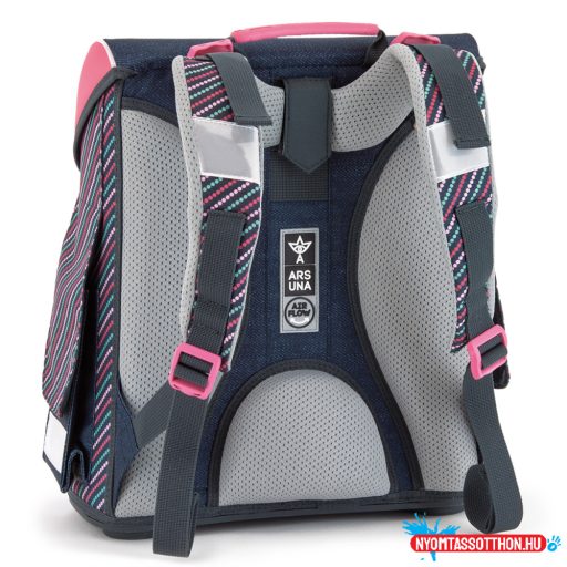 Ars Una Think Pink mágneszáras iskolatáska