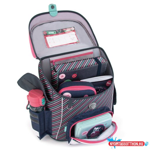 Ars Una Think Pink mágneszáras iskolatáska