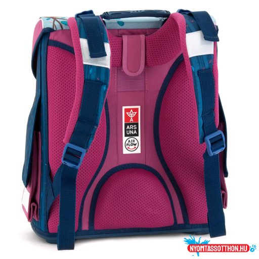 Ars Una My Secret Garden mágneszáras iskolatáska