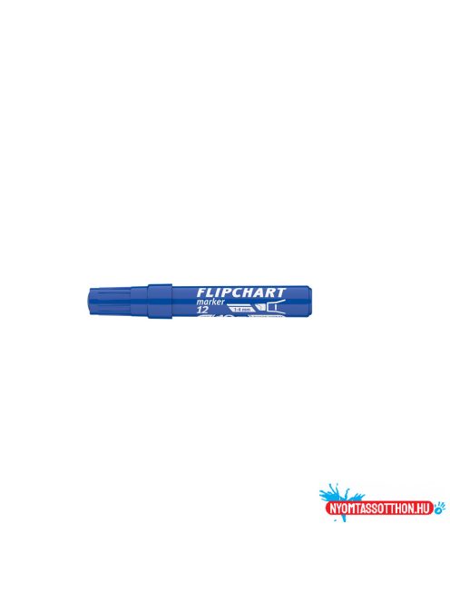 Flipchart marker vízbázisú 1-4mm, vágott Artip 12 kék