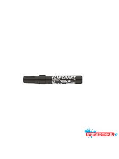 Flipchart marker vízbázisú 1-4mm, vágott Artip 12 fekete