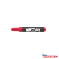 Alkoholos marker 1-4mm, vágott Ico 12XXL piros