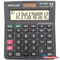   Számológép asztali 12 számjegy nagy, döntött kijelző Antilop A-1200