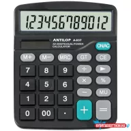   Számológép asztali 12 számjegy nagy, döntött kijelzõ Antilop A-837