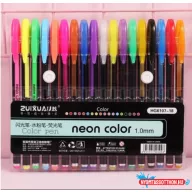 Neon zselés toll szett (18 db)