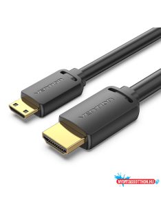Vention HDMI-C/M -> HDMI-A/M (4K,HD, fekete), 2m, kábel