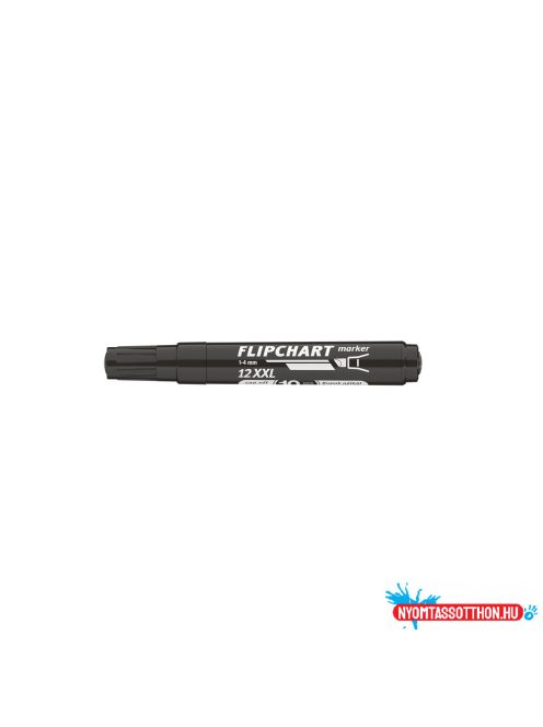 Flipchart marker vízbázisú 1-4mm, vágott Artip 12XXL fekete