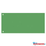   Elválasztócsík, karton 190g. 10,5x24cm, 100 db/csomag, Bluering(R) zöld