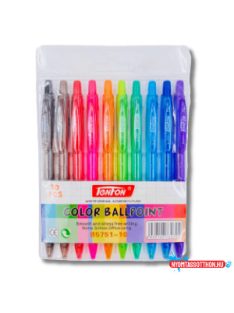 tenfon 10 darabos színes golyóstoll készlet – 1.0 mm