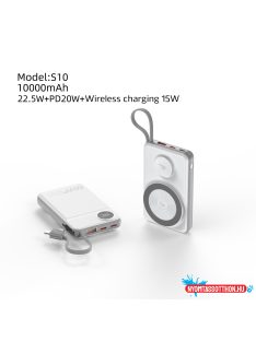   Choetech B695 10000mAh (Mobil,Watch,fehér-szürke), PowerBank