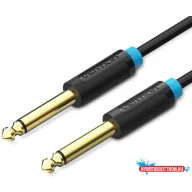 VENTION 6.5mm M to M Audio kábel  1M Black