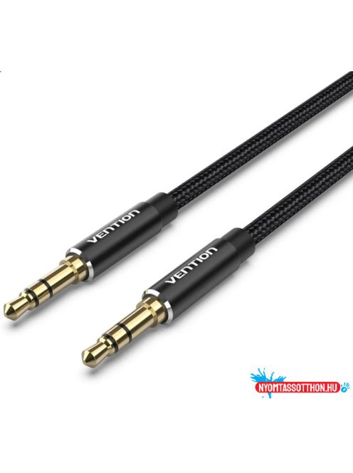 Vention 3.5mm jack/M ->  3.5mm jack/M,  (audio,szövet), 1,5m, kábel