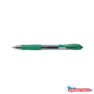   Zselés toll 0,7mm, nyomógombos Pilot G-2, írásszín zöld