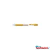   Zselés toll 0,7mm, nyomógombos Pilot G-2, írásszín arany