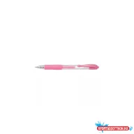   Zselés toll 0,7mm, nyomógombos Pilot G-2, írásszín pasztell rózsaszín