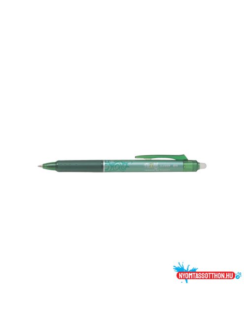 Rollertoll, (05) 0,25 mm, törölhető, nyomógombos, PILOT "Frixion Clicker", zöld,