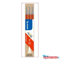   Rollertoll betét 0,5mm, írásvastagság 3 db/csom Pilot Frixion Ball, írásszín piros