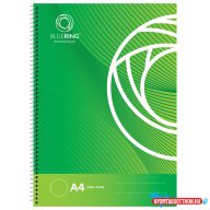 Spirálfüzet A4, 70lap, Bluering® sima