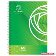 Spirálfüzet A5, 70lap sima Bluering®