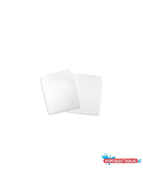 Boríték TCD öntapadó CD/DVD papírtok 125x125mm, 100 db/csomag, Bluering®