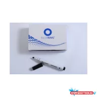   Flipchart marker rostirón vizes vágott végû 1-4mm, Bluering(R) fekete
