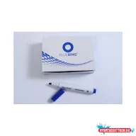   Flipchart marker rostirón vizes vágott végû 1-4mm, Bluering(R) kék