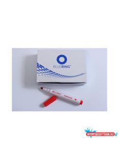   Flipchart marker rostirón vizes vágott végû 1-4mm, Bluering(R) piros