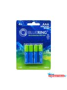 Elem tölthetõ akku AAA mikro 1,2V HR03 1200mah 4 db/csomag, Bluering(R)