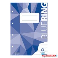   Spirálfüzet A4, 70lap, perforált lyukasztott Bluering® vonalas