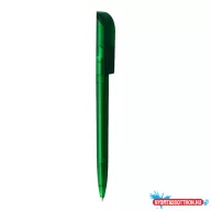   Golyóstoll 0,8mm, nyomógombos műanyag zöld test, S88, Bluering® írásszín zöld