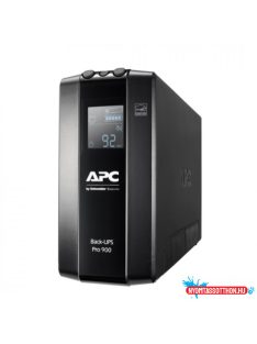 APC Back-UPS Pro BR 900 VA 6 aljzat AVR, LCD interfész