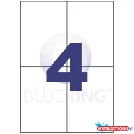 Etikett címke, 105x148mm, 4 címke/lap Bluering®