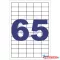 Etikett címke, 38,1x21,2mm, 100 lap, 65 címke/lap Bluering®
