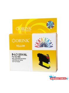 Brother LC125XL tintapatron yellow ORINK