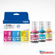 Brother BTD100CLVAL Tintatartály csomag CMY 3*48,8ml